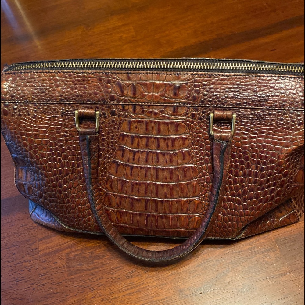 Brahmin brown tote